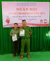 Công an huyện Vân Canh tham gia hiến máu tình nguyện năm 2024.