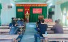 Công an xã Mỹ Tài, huyện Phù Mỹ mở lớp tuyên tuyền, giáo dục pháp luật trên địa bàn.