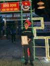 Bí thư đoàn nhiệt tình công tác bảo đảm an ninh, trật tự ở địa phương.