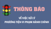 Thông báo về việc truy tìm chủ phương tiện, người quản lý, người điều khiển phương tiện vi phạm hành chính đang bị tạm giữ tại phòng Cảnh sát giao thông.