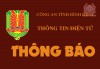 Thông báo về việc tạm đình chỉ hoạt động đối với 04 cơ sở.