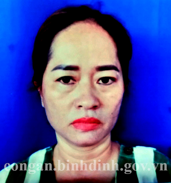 Bị can Nguyễn Thị Huế