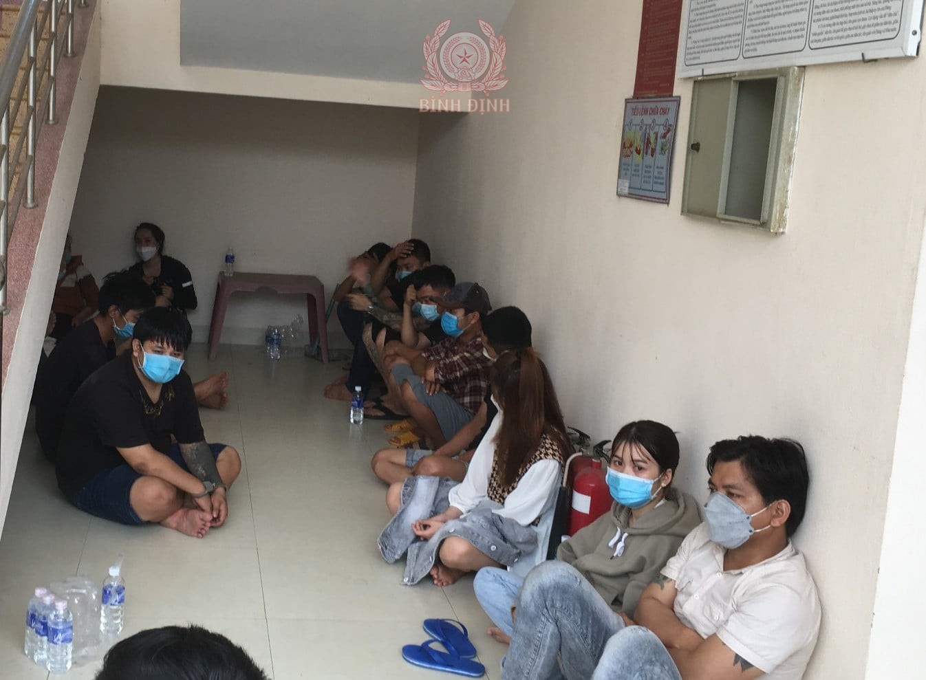 CA TX An Nhơn phát hiện các đối tượng sử dụng ma túy trái phép