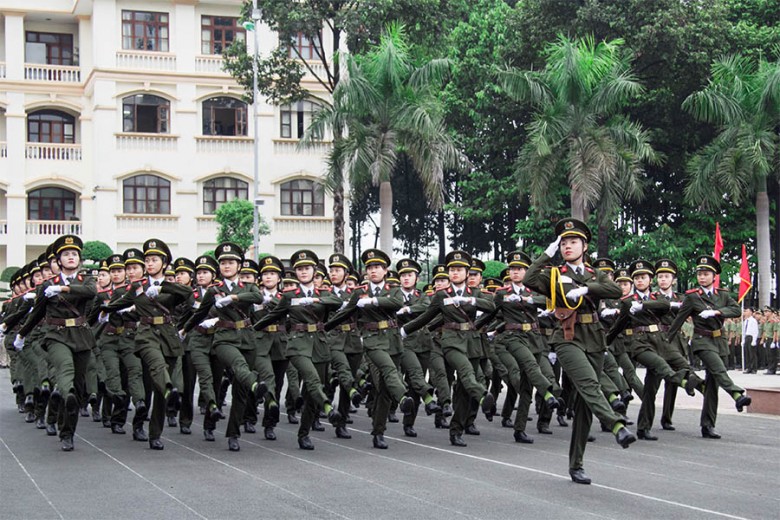 Học viên ĐHANND (Ảnh từ trang TTĐT của trường ĐH ANND)
