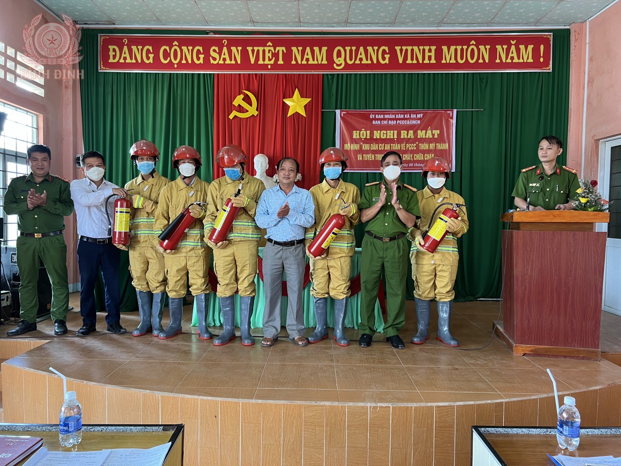 Hoài Ân: mô hình “Khu dân cư an toàn về PCCC”  thôn Mỹ Thành, Ân Mỹ.