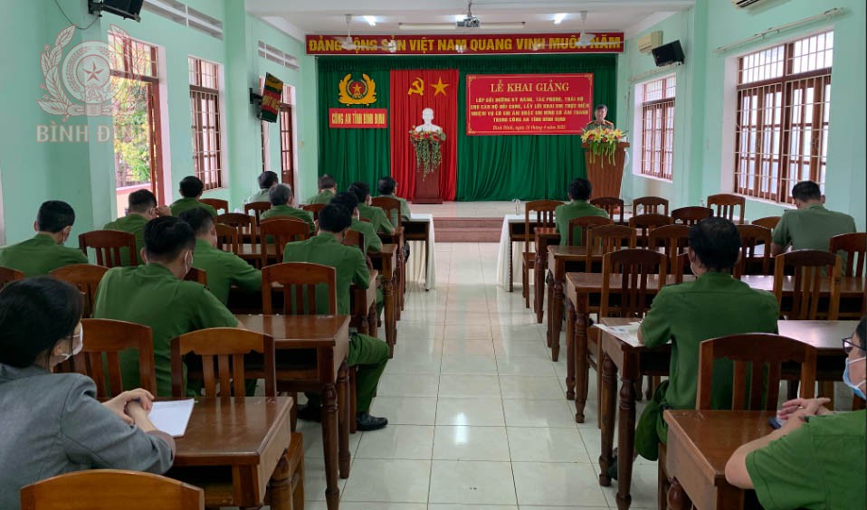 Quang cảnh khai mạc Lớp tập huấn.