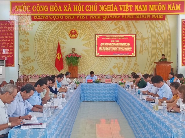Xã Hoài Hải, thị xã Hoài Nhơn: Sơ kết công tác phòng chống tội phạm, tệ nạn xã hội và xây dựng phong trào toàn dân bảo vệ ANTQ - Sơ kết 06 tháng triển khai thực hiện Đề án 06 của Chính phủ - Ra mắt mô hình Dân vận khéo.