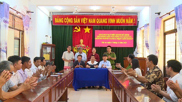 mo hinh hoi nong dan xa tay an huyen tay son giup do nguoi tai hoa nhap cong dong gao ban hang quy