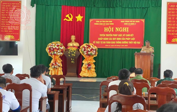 Quang cảnh buổi tuyên truyền