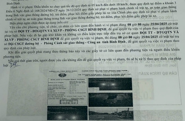 Chưa đầy tháng, một xe ô tô đầu kéo 09 lần “dính” phạt nguội.