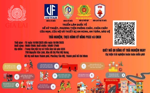 Triển lãm quốc tế về kỹ thuật và phương tiện PCCC, CNCH và thiết bị an ninh, an toàn bảo vệ năm 2025