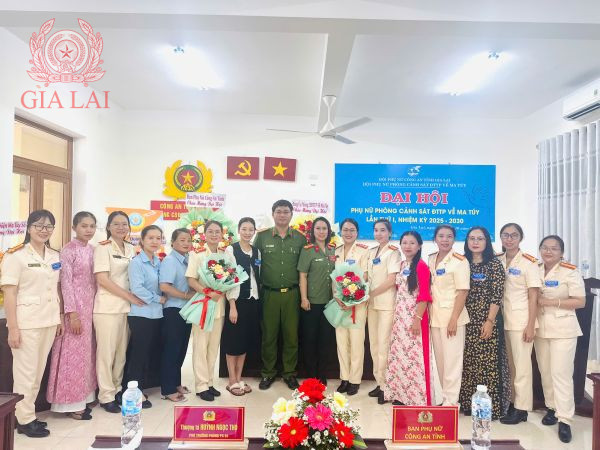Đại hội Phụ nữ phòng Cảnh sát điều tra tội phạm về ma túy Công an tỉnh nhiệm kỳ 2025 - 2030.