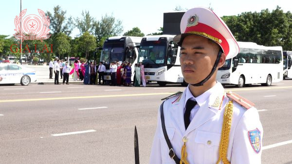 cbcs cong an dam bao an ninh an toan cho dai bieu tham du le dang hoa tuong dai nguyen sinh sac nguyen tat thanh