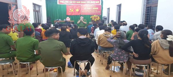 Công an xã Ân Tường tổ chức phát động phong trào Toàn dân bảo vệ an ninh Tổ quốc năm 2025