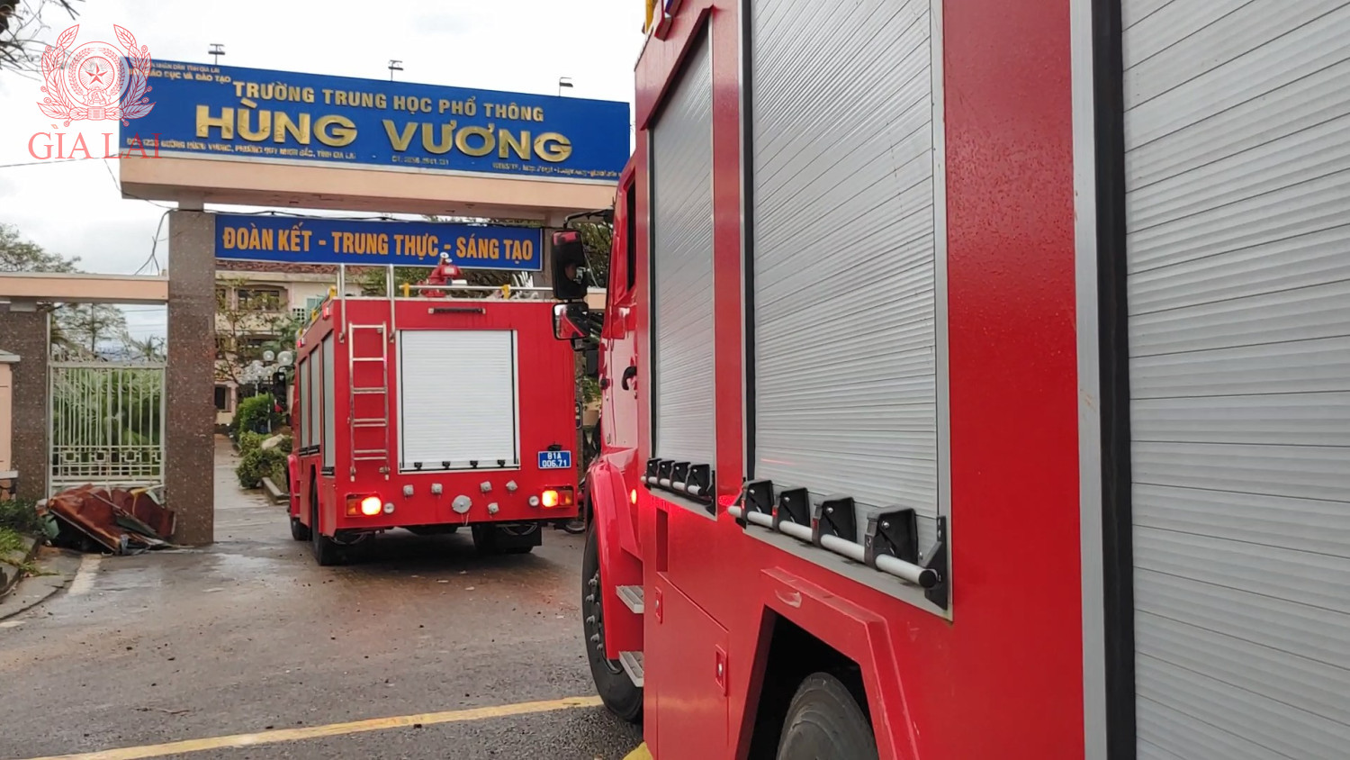 tu sang 21 11 canh sat pccc va cuu nan cuu ho da dieu dong phuong tien luc luong ho tro cac truong hoc khac phuc thiet hai do mua lu