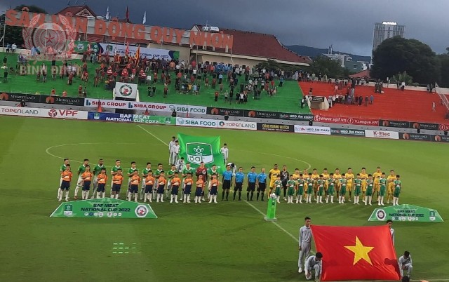 Đảm bảo ANTT trận bóng đá giữa Bình Định và Thanh Hóa.