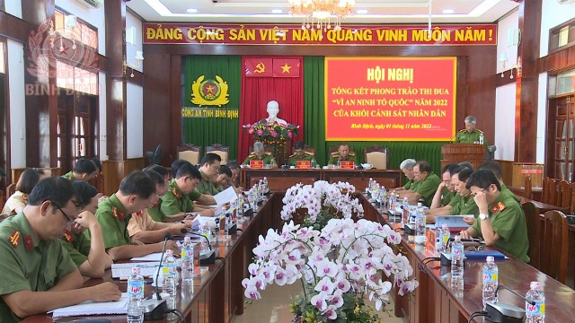 Các đơn vị Khối thi đua CSND Công an tỉnh tổng kết phong trào thi đua năm 2022