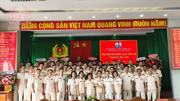 Đại hội Đại biểu Đảng bộ phòng Cảnh sát phòng cháy, chữa cháy và cứu nạn, cứu hộ lần thứ III, nhiệm kỳ 2025 - 2030.